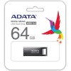 Adata Ur340 64GB USB 2.0 Stick Μαύρο