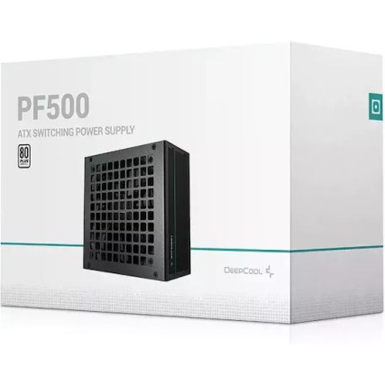 Deepcool PF500 500W Μαύρο Τροφοδοτικό Υπολογιστή Full Wired 80 Plus Standard