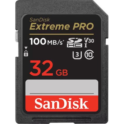 Sandisk Extreme Pro SDHC 32GB Class 10 U3 V30 UHS-I SDSDXXO-032G-GN4IN