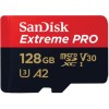 Sandisk Extreme Pro microSDXC 128GB Class 10 U3 V30 A2 UHS-I με αντάπτορα SDSQXCD-128G-GN6MA