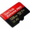 Sandisk Extreme Pro microSDXC 128GB Class 10 U3 V30 A2 UHS-I με αντάπτορα SDSQXCD-128G-GN6MA