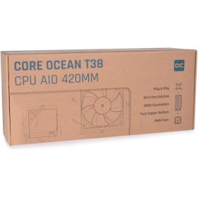 Alphacool Core Ocean T38 AIO Υδρόψυξη Επεξεργαστή Τριπλού Ανεμιστήρα 140mm για Socket AM4/AM5/1700/1200/115x