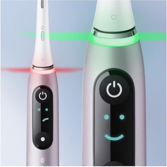 Oral-B iO Series 9N Ηλεκτρική Οδοντόβουρτσα με Χρονομετρητή, Αισθητήρα Πίεσης και Θήκη Ταξιδίου Rose Quartz