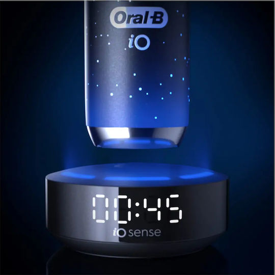 Oral-B iO Series 10 Ηλεκτρική Οδοντόβουρτσα Μπαταρίας με Χρονομετρητή, Αισθητήρα Πίεσης και Θήκη Ταξιδίου Μαύρη