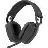 Logitech Zone Vibe 100 Ασύρματα On Ear Multimedia Ακουστικά με μικροφωνο και σύνδεση Bluetooth σε Γκρι χρώμα