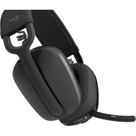 Logitech Zone Vibe 100 Ασύρματα On Ear Multimedia Ακουστικά με μικροφωνο και σύνδεση Bluetooth σε Γκρι χρώμα