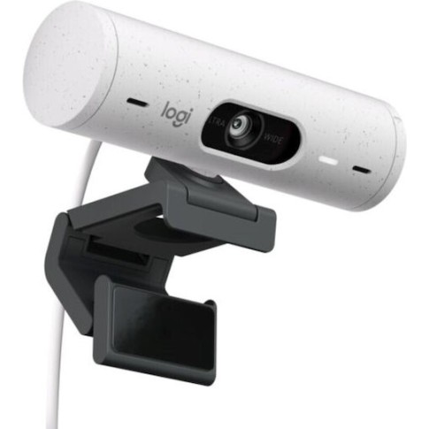 Logitech Brio 500 Web Camera Full HD 1080p με Autofocus Λευκή 960-001428