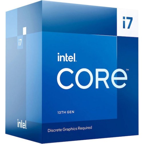 Intel Core i7-13700F 2.1GHz Επεξεργαστής 16 Πυρήνων για Socket 1700 σε Κουτί με Ψύκτρα