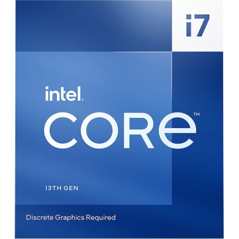 Intel Core i7-13700F 2.1GHz Επεξεργαστής 16 Πυρήνων για Socket 1700 σε Κουτί με Ψύκτρα