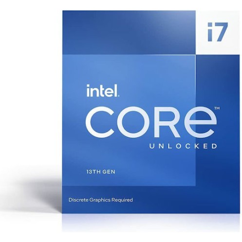 Intel Core i7-13700F 2.1GHz Επεξεργαστής 16 Πυρήνων για Socket 1700 σε Κουτί με Ψύκτρα