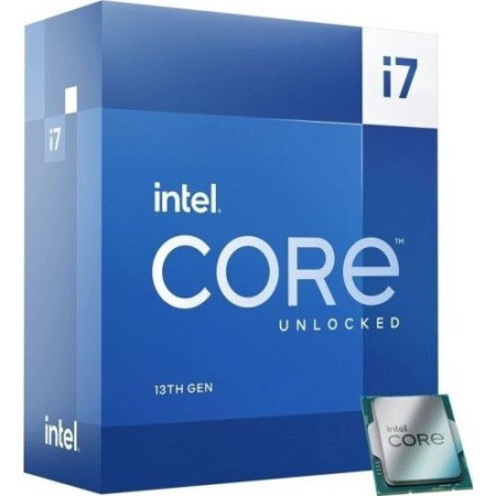 Intel Core i7-13700F 2.1GHz Επεξεργαστής 16 Πυρήνων για Socket 1700 σε Κουτί με Ψύκτρα