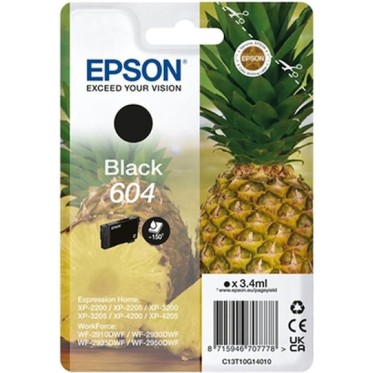 Epson 604 Γνήσιο Μελάνι Εκτυπωτή InkJet Μαύρο (C13T10G14010)
