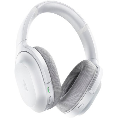 Razer Barracuda Ασύρματο Over Ear Gaming Headset με σύνδεση Bluetooth Mercury White