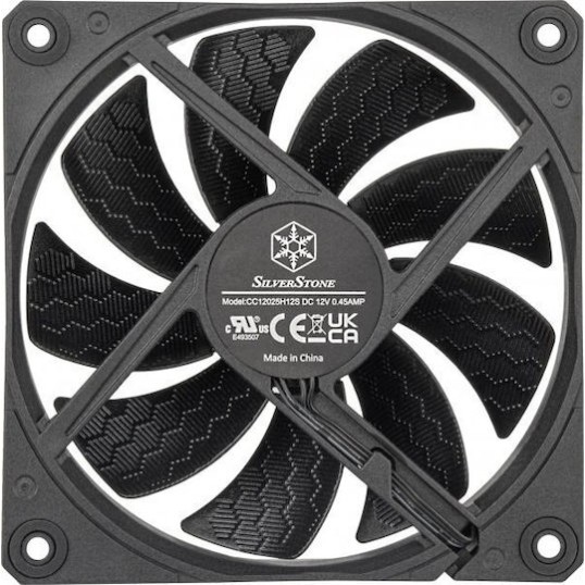 Silverstone Shark Force 120 Case Fan με Σύνδεση 4-Pin PWM