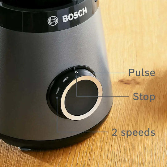 Bosch Μπλέντερ 1.5lt 1200W Μαύρο MMB6177S