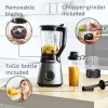 Bosch Μπλέντερ 1.5lt 1200W Μαύρο MMB6177S