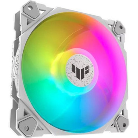 Asus TF120 Case Fan με ARGB Φωτισμό και Σύνδεση 4-Pin PWM 3τμχ Λευκό