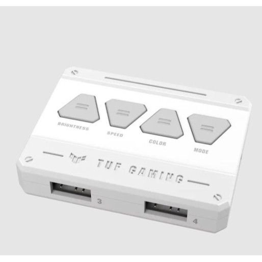 Asus TF120 Case Fan με ARGB Φωτισμό και Σύνδεση 4-Pin PWM 3τμχ Λευκό