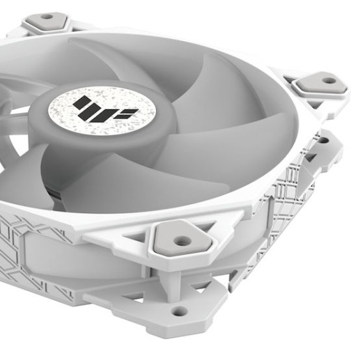 Asus TF120 Case Fan με ARGB Φωτισμό και Σύνδεση 4-Pin PWM Λευκό
