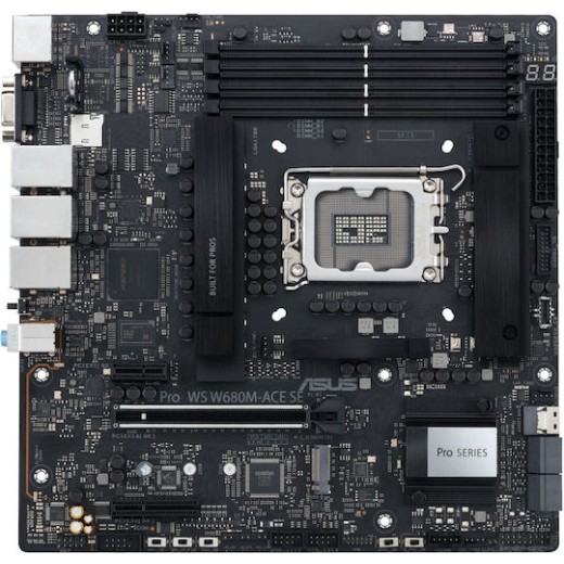 Asus Pro WS W680M-ACE SE Motherboard Micro ATX με Intel 1700 Socket