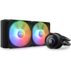 NZXT Kraken 240 RGB Υδρόψυξη Επεξεργαστή Διπλού Ανεμιστήρα 120mm για Socket AM4/AM5/1700/1200/115x
