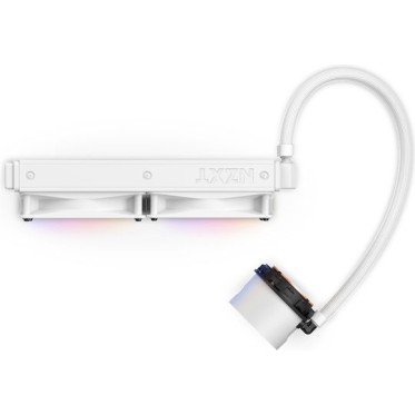 NZXT Kraken 240 RGB Υδρόψυξη Επεξεργαστή Διπλού Ανεμιστήρα 120mm για Socket AM4/AM5/1700/1200/115x Λευκή
