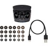 Audio Technica ATH-TWX9 In-ear Bluetooth Handsfree Ακουστικά με Αντοχή στον Ιδρώτα και Θήκη Φόρτισης Μαύρα