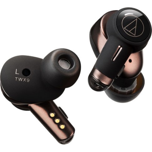 Audio Technica ATH-TWX9 In-ear Bluetooth Handsfree Ακουστικά με Αντοχή στον Ιδρώτα και Θήκη Φόρτισης Μαύρα