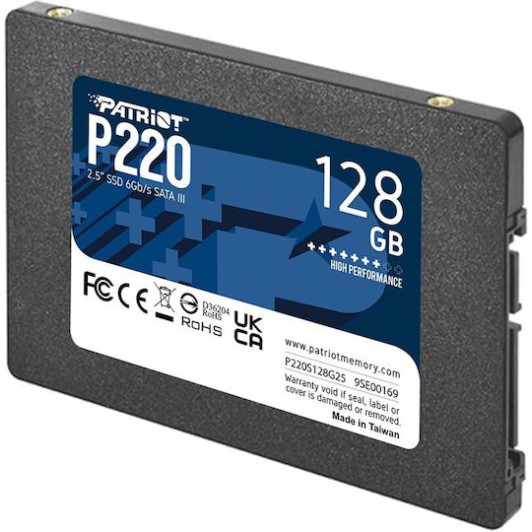 Patriot P220 SSD 128GB 2.5'' SATA III