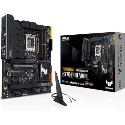 Asus TUF GAMING H770-PRO WIFI Motherboard ATX με Intel 1700 Socket 90MB1D50-M0EAY0 90MB1D50-M1EAY0