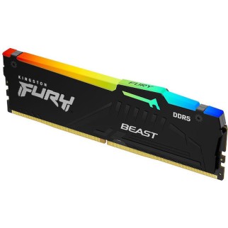 Kingston Fury Beast RGB DDR5 με Module 1x32GB και Ταχύτητα 5600 για Desktop