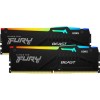 Kingston Fury Beast RGB DDR5 64GB RAM με 2x32GB Modules και Ταχύτητα 6000 για Desktop