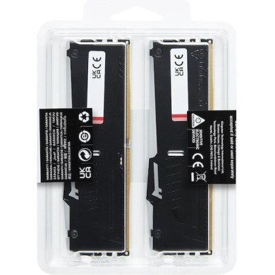 Kingston Fury Beast RGB DDR5 64GB RAM με 2x32GB Modules και Ταχύτητα 6000 για Desktop