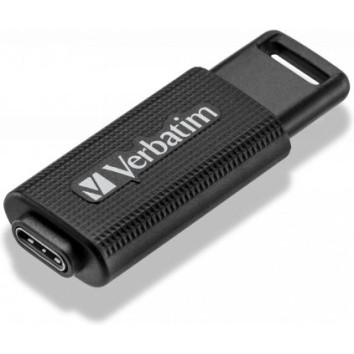 Verbatim Retractable 128GB USB 3.2 Stick με σύνδεση USB-C Μαύρο