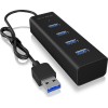 Icy Box USB 3.0 Hub 4 Θυρών με σύνδεση USB-A