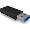 Icy Box Icy Box Μετατροπέας USB-A male σε USB-C female 1τμχ
