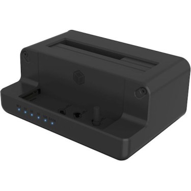 Icy Box Docking Station για 2 Σκληρούς Δίσκους SATA/PCIe M.2 (2260)