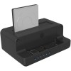 Icy Box Docking Station για 2 Σκληρούς Δίσκους SATA/PCIe M.2 (2260)