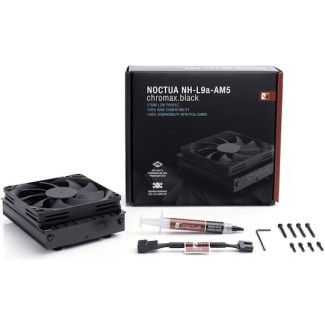 Noctua NH-L9a-AM5 Ψύκτρα Επεξεργαστή για Socket AM5 Chromax.black