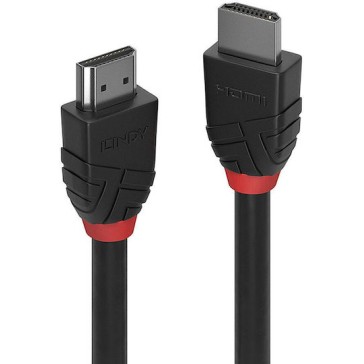Lindy HDMI 2.0 Cable HDMI male - HDMI male 5m Μαύρο