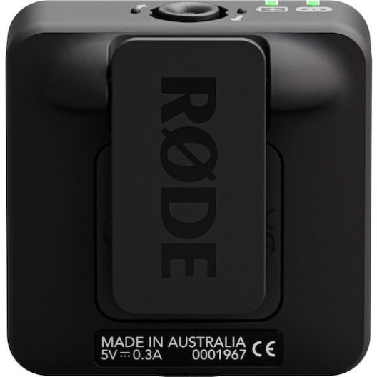 Rode Wireless ME Σετ Ασύρματο Πυκνωτικό Μικρόφωνο Πέτου, Clip On Δημοσιογραφικό