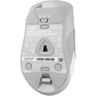 Asus ROG Gladius III AimPoint Ασύρματο Gaming Ποντίκι 36000 DPI Λευκό