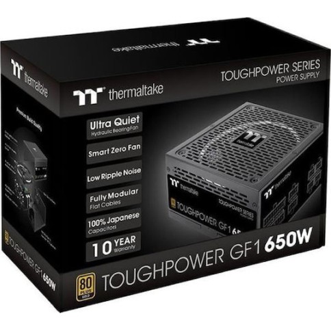 Thermaltake Toughpower GF A3 TT Premium Edition 650W Μαύρο Τροφοδοτικό Υπολογιστή Full Modular 80 Plus Gold