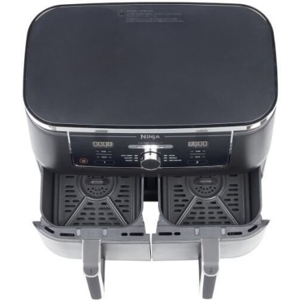 Ninja Foodi Max Dual Zone Air Fryer με Διπλό Αποσπώμενο Κάδο 9.5lt Μαύρο