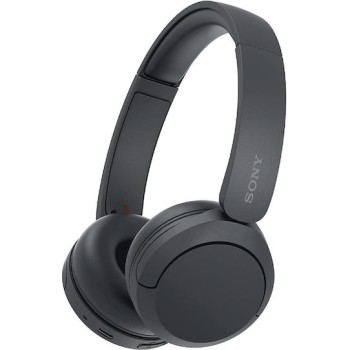 Sony WH-CH520 Ασύρματα / Ενσύρματα On Ear Ακουστικά με 50 ώρες Λειτουργίας και Quick Charge Μαύρα