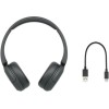 Sony WH-CH520 Ασύρματα / Ενσύρματα On Ear Ακουστικά με 50 ώρες Λειτουργίας και Quick Charge Μαύρα