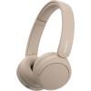 Sony WH-CH520 Ασύρματα / Ενσύρματα On Ear Ακουστικά με 50 ώρες Λειτουργίας και Quick Charge Μπεζ