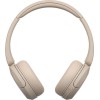 Sony WH-CH520 Ασύρματα / Ενσύρματα On Ear Ακουστικά με 50 ώρες Λειτουργίας και Quick Charge Μπεζ
