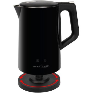 Profi Cook Βραστήρας 1.7lt 2200W Μαύρος