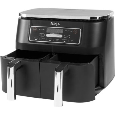 Ninja Foodi Max Dual Zone Air Fryer με Wi-Fi & Διπλό Αποσπώμενο Κάδο 7.6lt Μαύρο